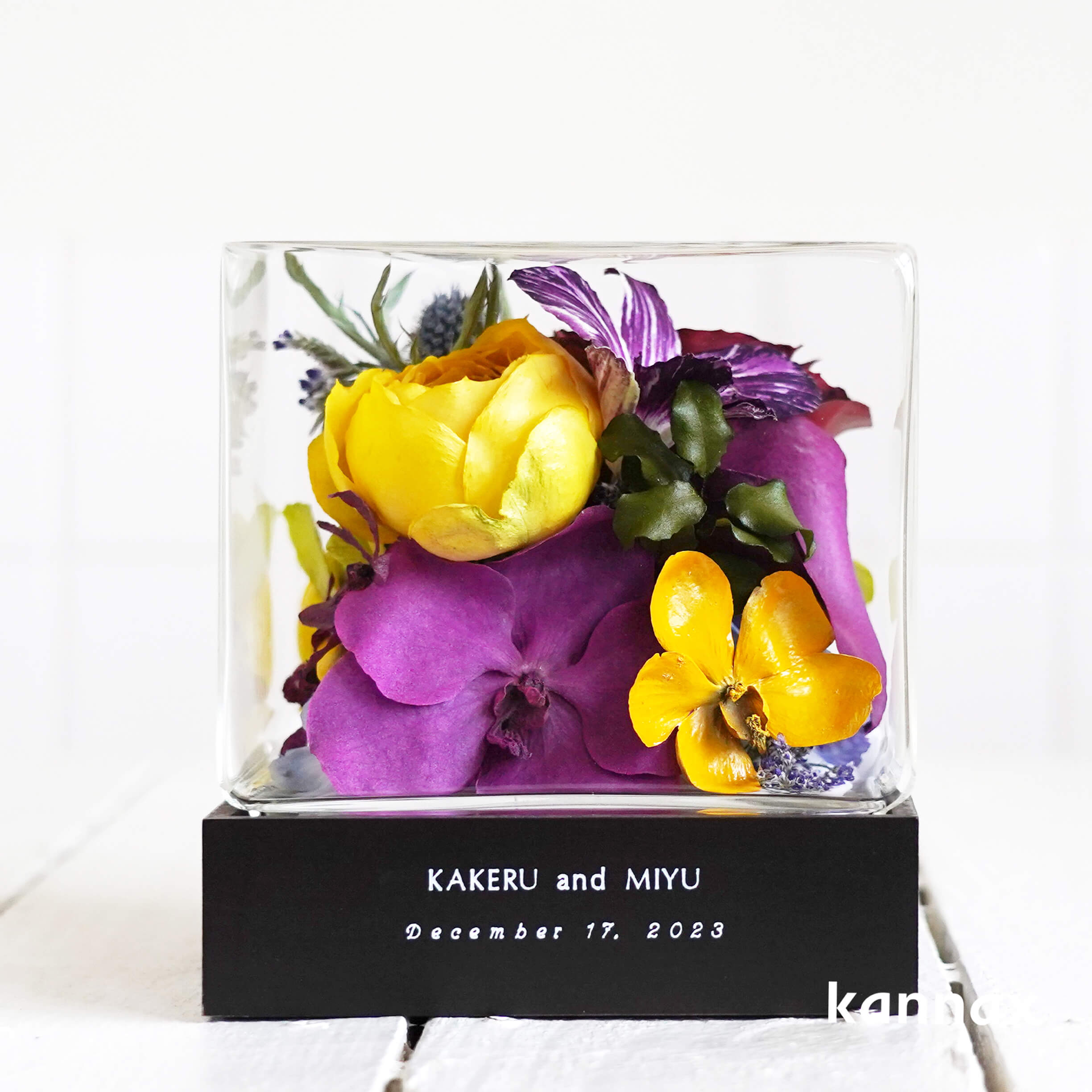 記念日を彩るドライフラワー とりあい 小花のブーケ&ブートニア×ヘッド  