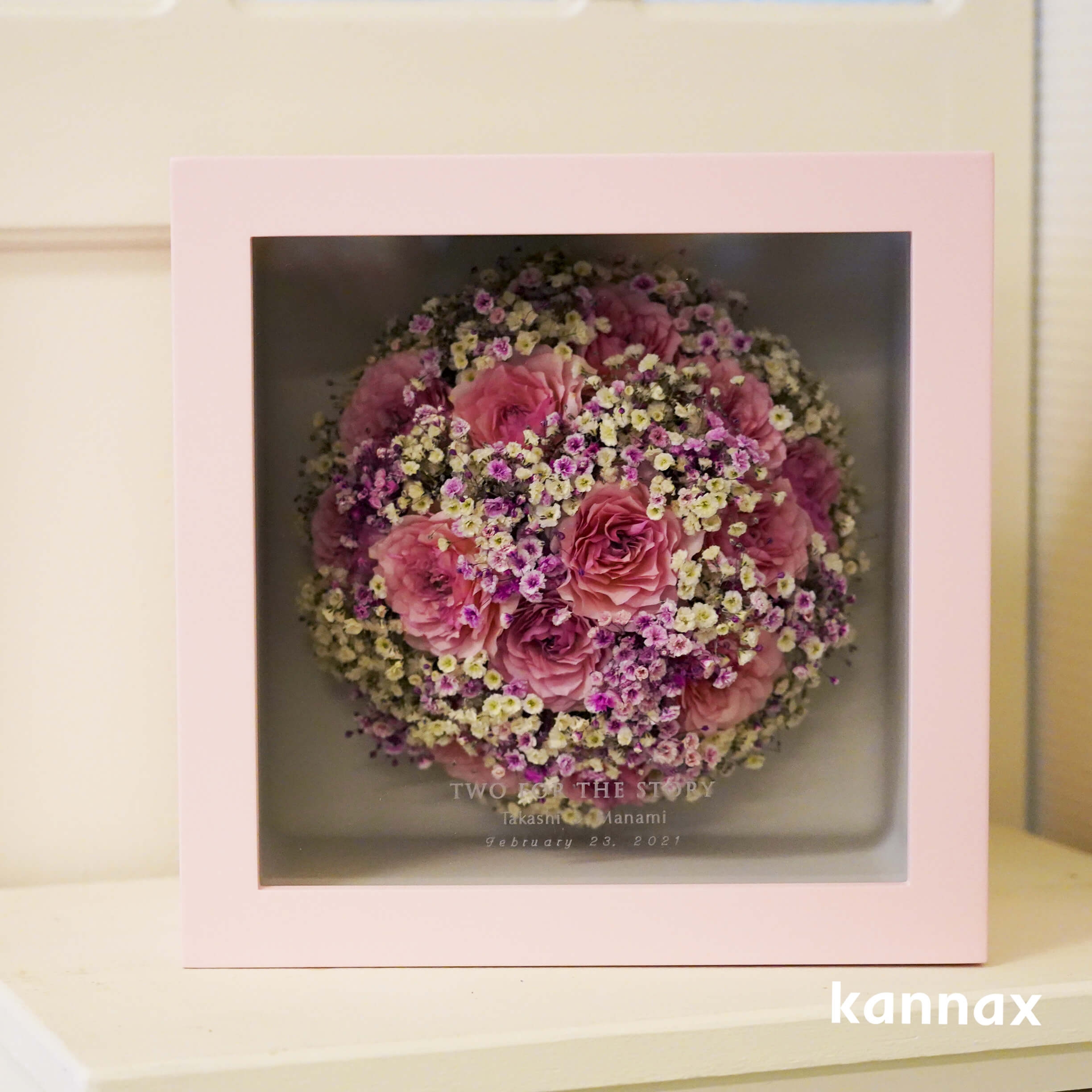 ドライフラワーのキュービックさくら｜カナックス – kannax.com 